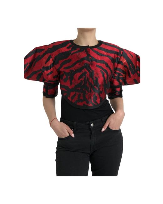 Dolce & Gabbana Red Light Jackets