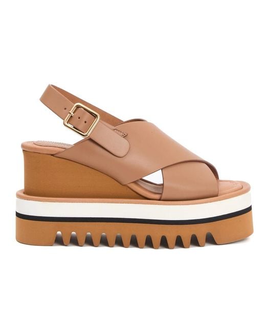 Wedges di Paloma Barceló in Brown