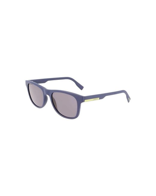 Lacoste Blue Rectangle Color Block Sonnenbrille