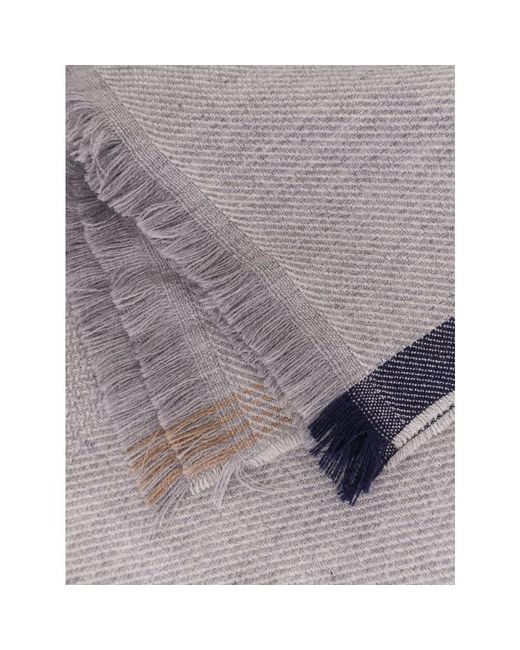 Winter Scarves Brunello Cucinelli de hombre de color Gray