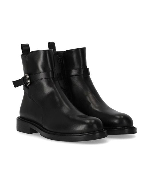 Guglielmo Rotta Black Ankle Boots