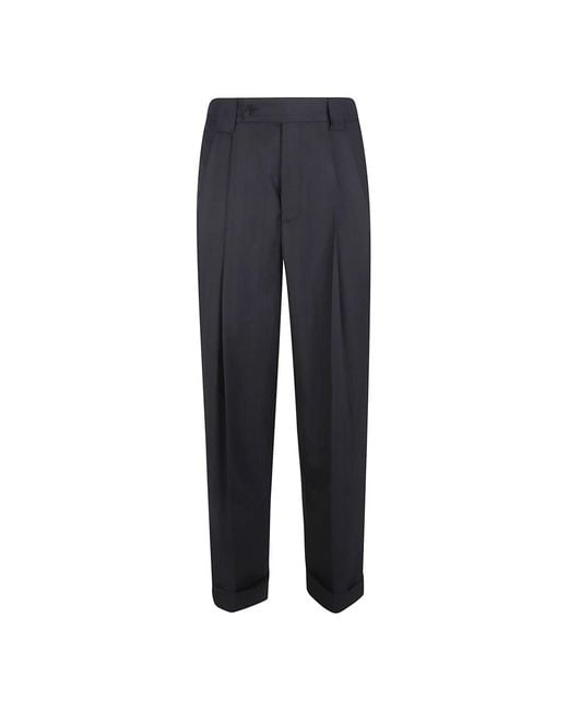 Versace Blue Suit Trousers for men