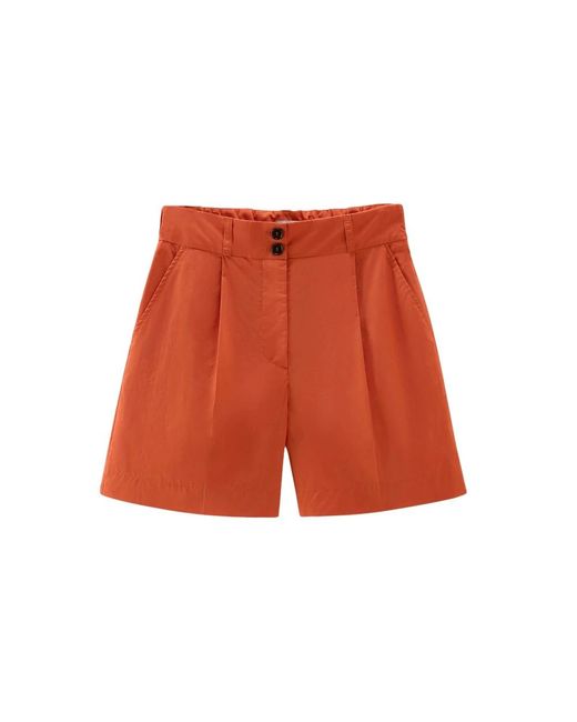 Woolrich Red Shorts