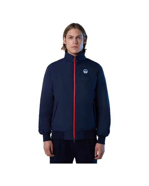 North Sails Blue Light Jackets for men