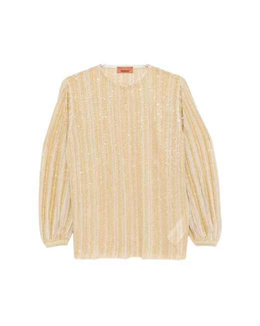 Missoni Overhemden ,Geel ,Blouses in het Natural