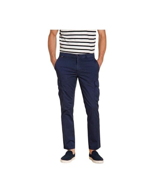 Mason's Blue Slim-Fit Trousers for men