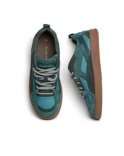 Filling Pieces Green Sneakers