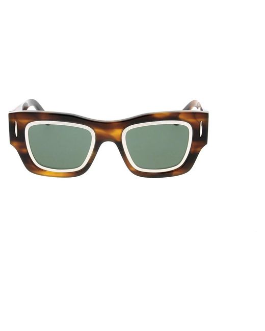 Loewe Accessoires ,Bruin ,Stijlvolle Zonnebril Voor Zonnige Dagen in het Green