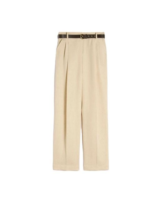 Max Mara Natural Wide Trousers