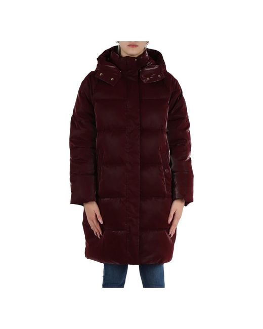 Parkas Elisabetta Franchi en coloris Red