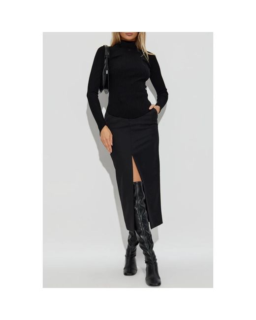 Turtlenecks Courreges de color Black