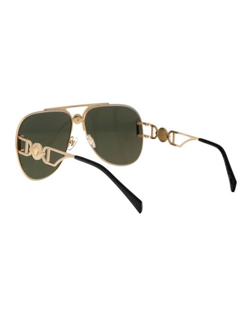 Versace Natural Stylische sonnenbrille mit modell 0ve2255