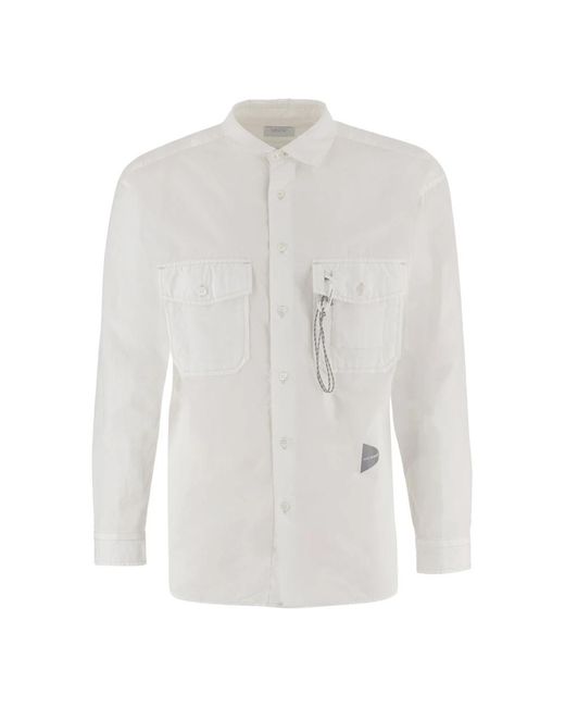 And Wander White Casual Shirts for men