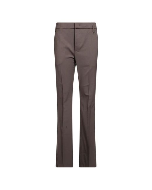 Dondup Gray Wide Trousers