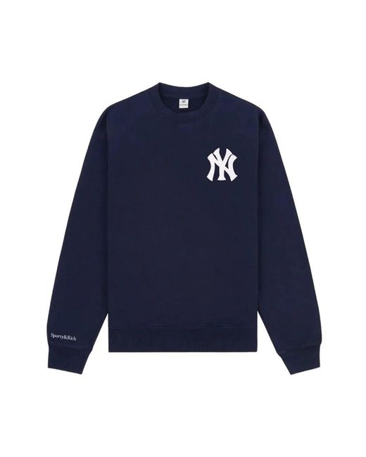 Sporty & Rich Blue Sweatshirts for men