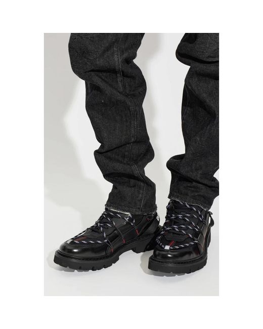 DSquared² Logo Ankle Boots in Black für Herren