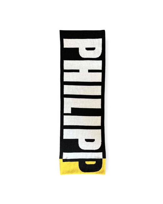 Philipp Plein Metallic Winter Scarves for men