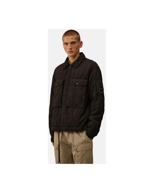 C P Company Black Light Jackets for men