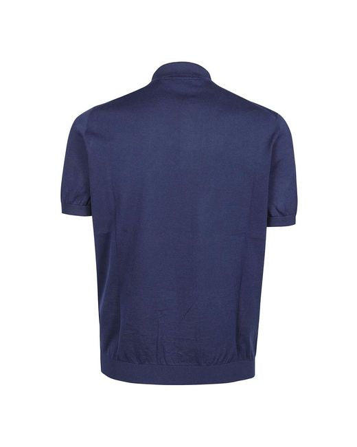 Drumohr Blue Polo Shirts for men