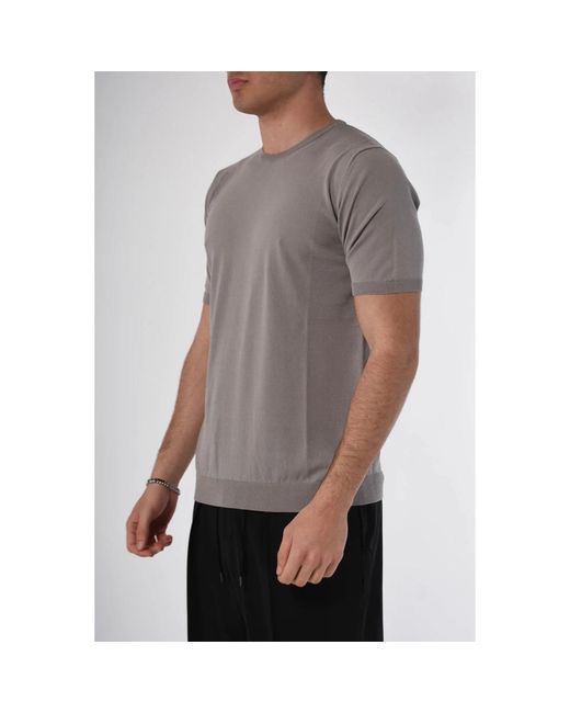 Roberto Collina Gray T-Shirts for men