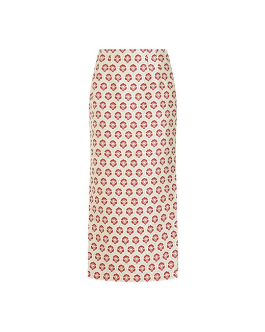 Polyester long skirt di Etro in Pink