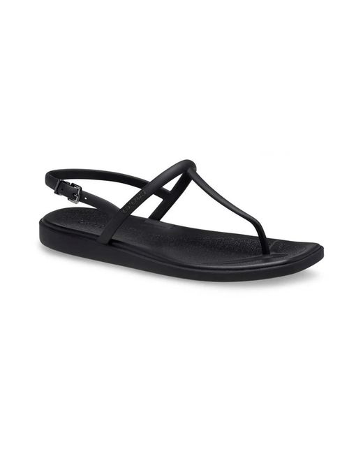 CROCSTM Blue Flat Sandalen