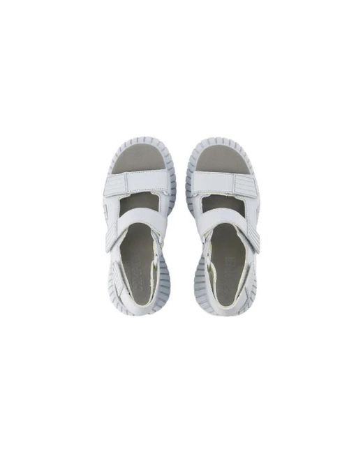 Camper White Leder sandals