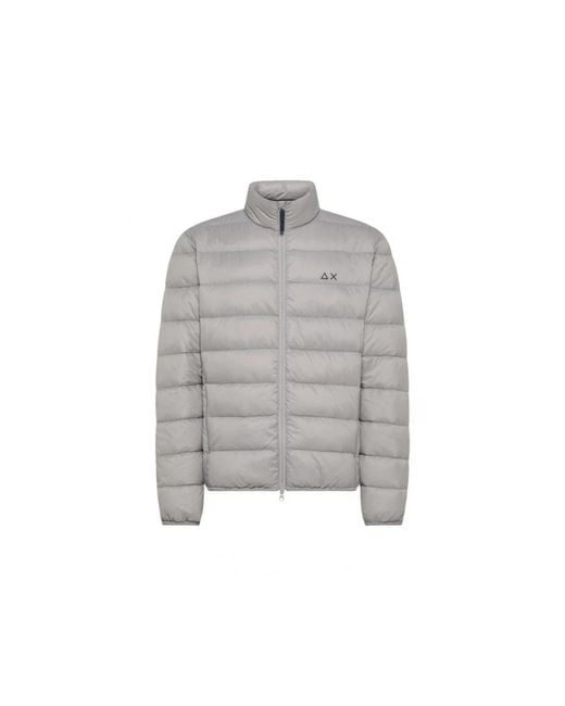 Sun 68 Gray Winter Jackets for men