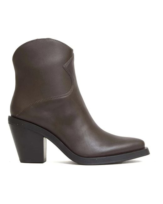 Ash Brown Cowboy Boots