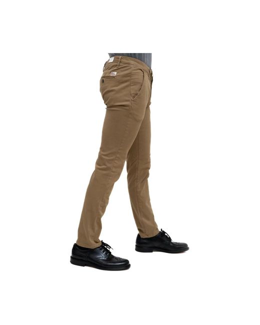 Roy Rogers Brown Slim-Fit Trousers for men