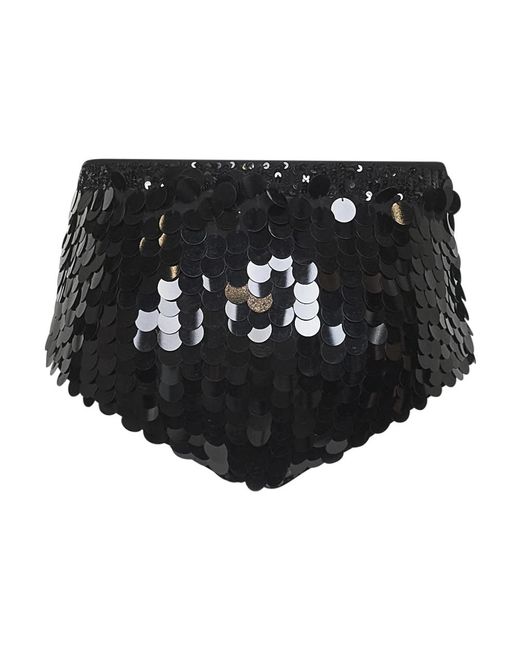 P.A.R.O.S.H. Black Short Shorts