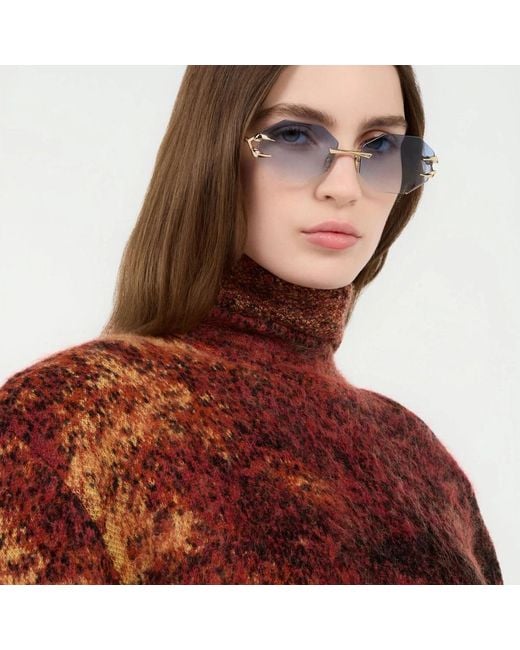 Roberto Cavalli Blue Sunglasses