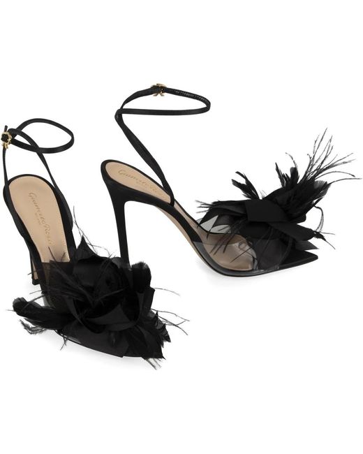 Gianvito Rossi Black High Heel Sandals
