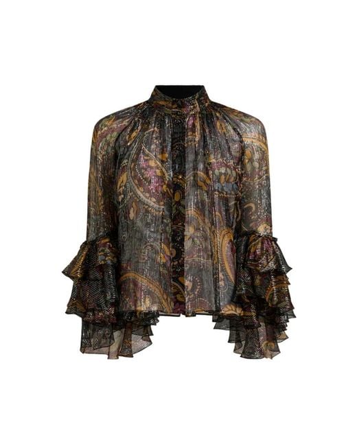 Etro Brown Blouses