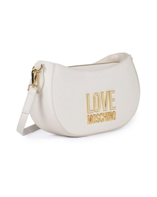 Love Moschino White Cross Body Bags