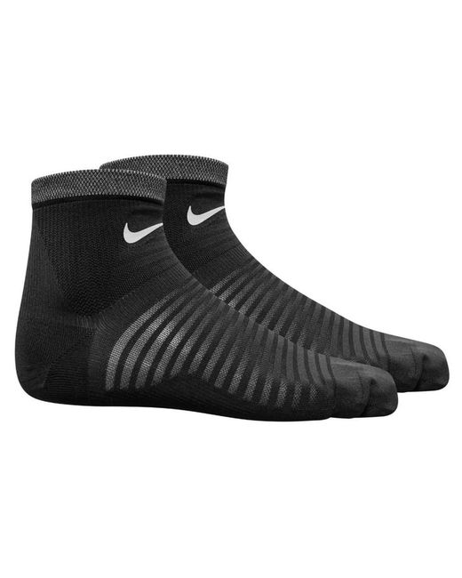 Nike Spark Lichtgewicht No-Show Hardloopsokken in het Black