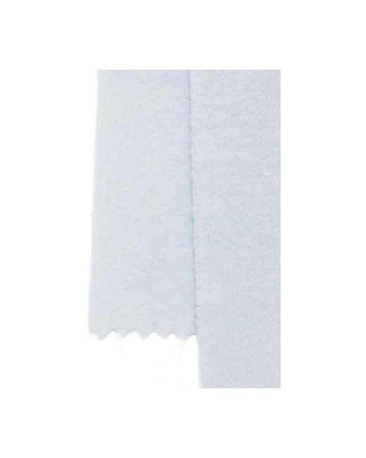 Jacquemus White Winter Scarves for men