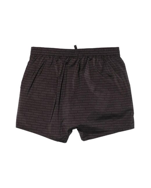 DSquared² Zwemshorts in het Black voor heren