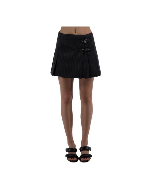 Alessandra Rich Black Short Skirts