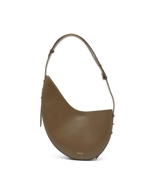 Soeur Metallic Shoulder Bags