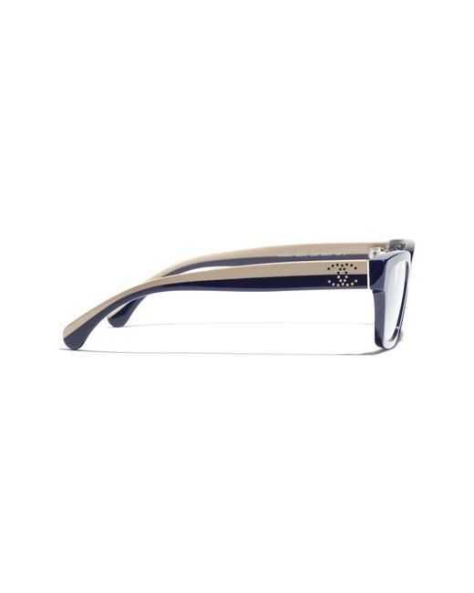 Chanel Blue Glasses