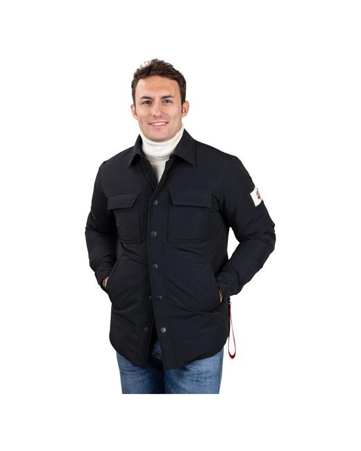 Down Jackets AFTER LABEL de hombre de color Black
