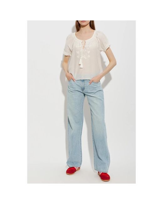 Blouses di Re/done in White
