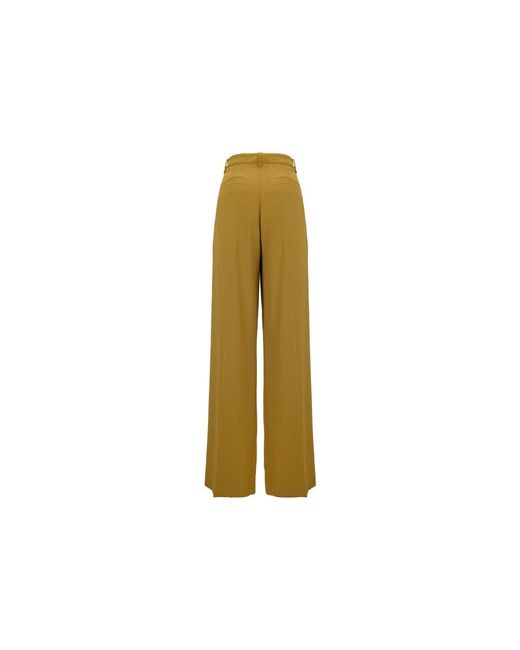 Elisabetta Franchi Metallic Wide Trousers