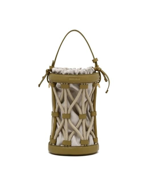 Coccinelle Green Bucket Bags
