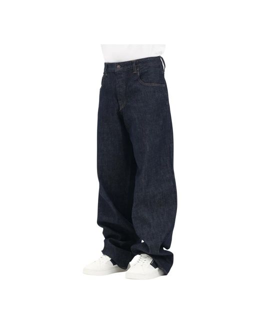 ARMANI EXCHANGE Blue Wide Jeans for men