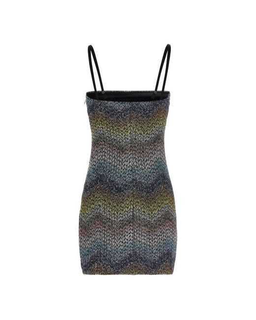 Missoni Caperdoni Mini Jurk in het Gray