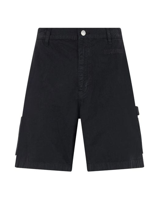 Moschino Blue Casual Shorts for men