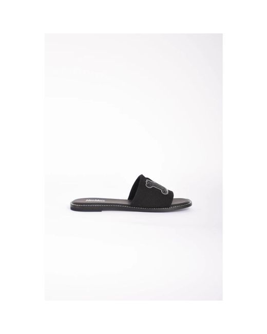 Max Mara Brown Sliders