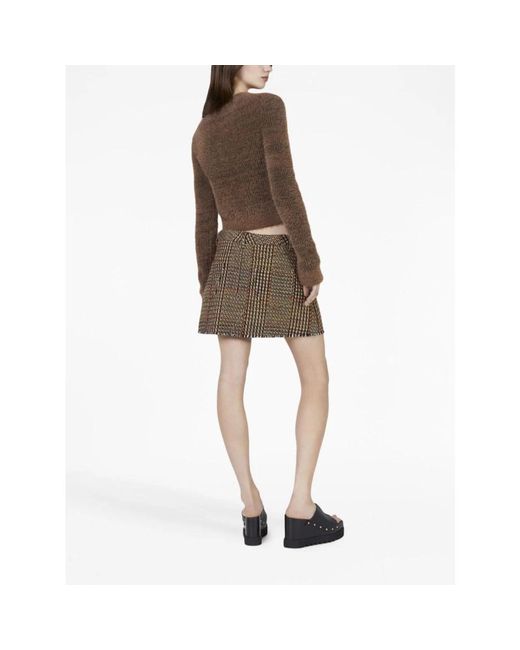 Stella McCartney Brown Short Skirts